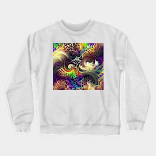 Psychedelic Fractal Crewneck Sweatshirt